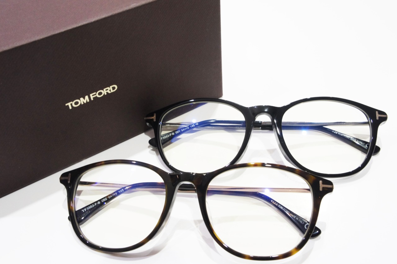 買取 高額 TOMFORD トムフォード ブルーライト 高級メガネ FT5573 B028