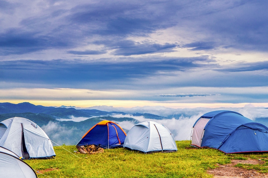 山や高原など標高の高いキャンプ場