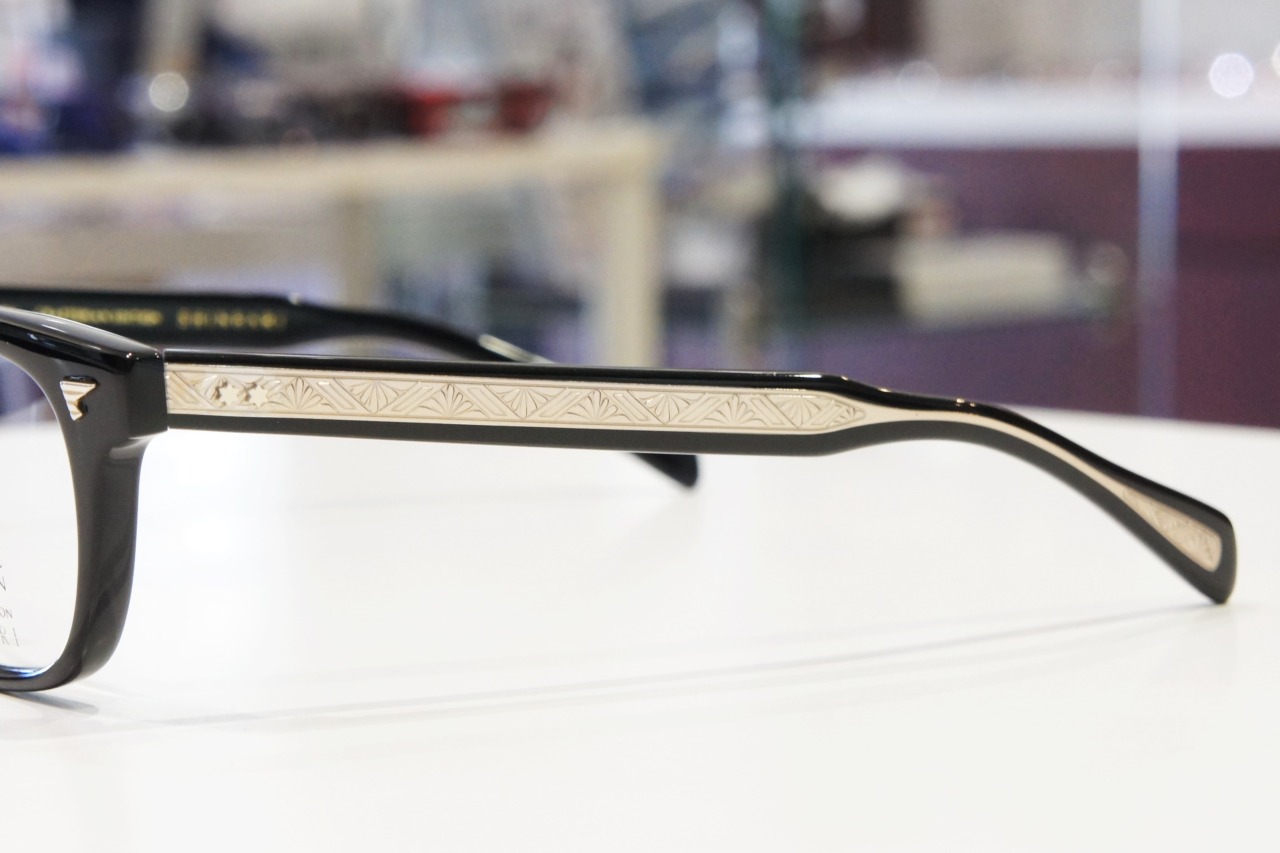 BJ CLASSICのSHINBARIシリーズのメガネ「SH-P503A」の外芯張り