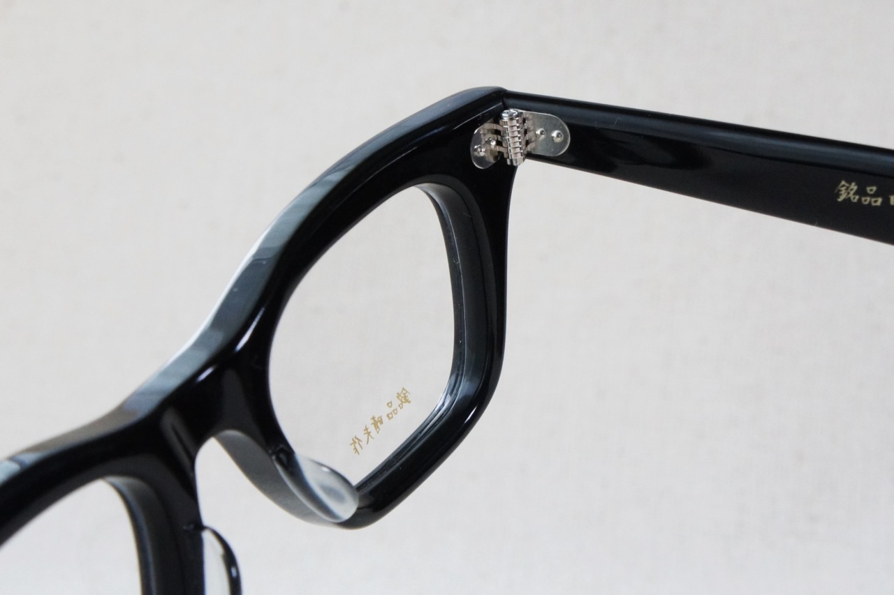 銘品晴夫作のメガネ「ME-204」のリム幅